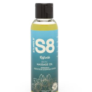 S8 Massage Oil 125ml French Plum & Egyptian Cotton