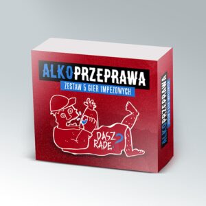 Gry-ALKOPRZEPRAWA 5w1-zestaw pięciu gier imprezowych