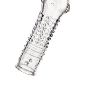 A-TOYS, Penis Sleeve, TPR, Transparent, 14.7 cm