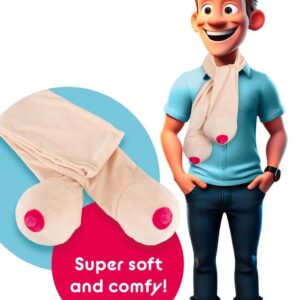 Scarf with two boobs