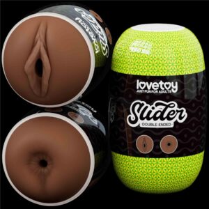 Slider Double-Ended Masturbator Vagina and Anus