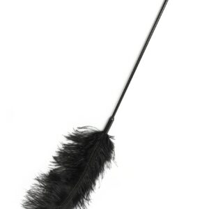 Double Feather Tickler Black