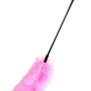 Double Feather Tickler Pink
