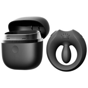 Apis Vibrating Couples Ring Black