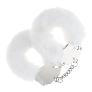 Heavy-duty Fluffy Handcuffs - White