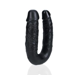 U Shaped Double Dildo 12,7 cm - Black