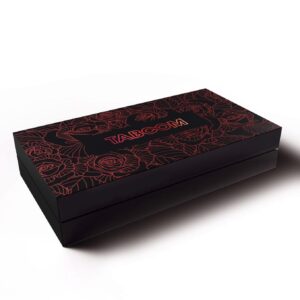 Wild Roses Ball Gag Black
