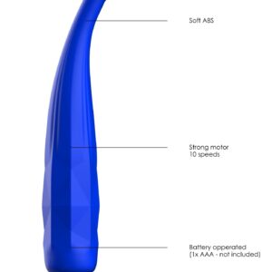 Lyra - ABS Bullet With Sleeve - 10-Speeds - Royal Blue