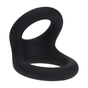 Double O Silicone Cockring - S - Black