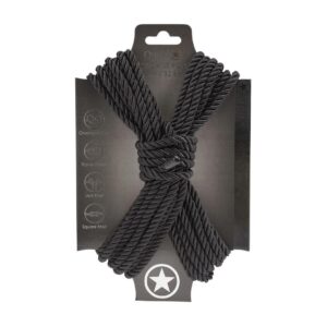 Polyester Bondage Rope - 10 m - Black
