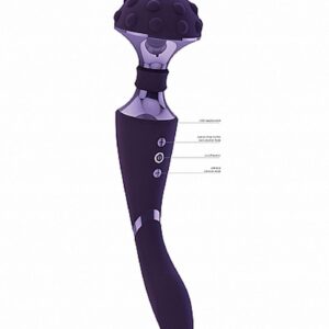 Stymulator- Shiatsu Bendable Massager Wand - Purple