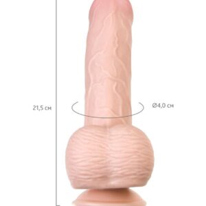 Dildo My babe by RealStick My Sweety, flesh,TPE, 21,5cm