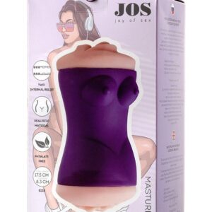 JOS YARA, Masturbator double-sided, TPR, fleshy, 17.5 cm