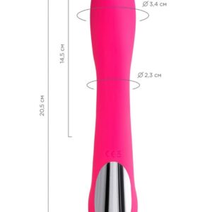 Unrealistic JOS Twig vibrator, 5 vibration modes, silicone, pink, 20.5 cm, O 3.4 cm